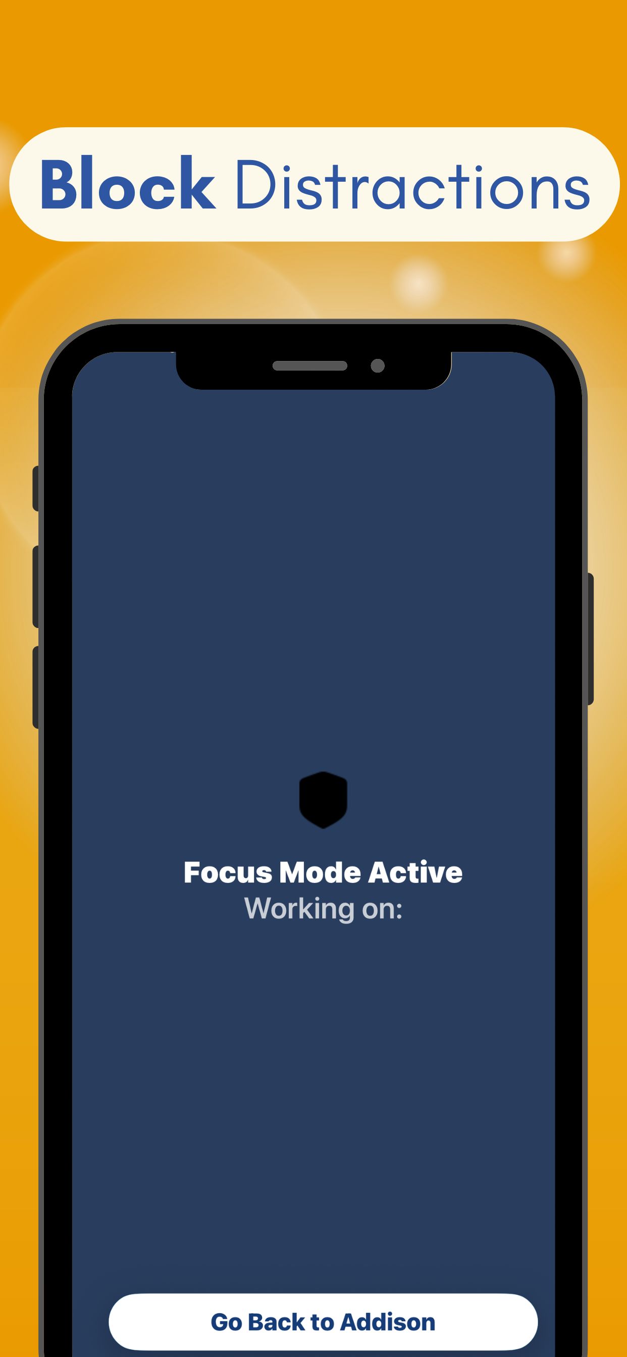 Block Distractions · Focus Mode